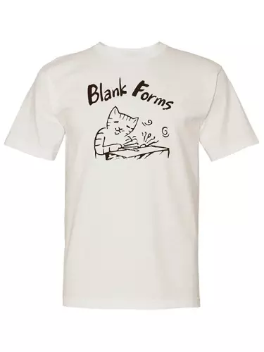 AKIO SUZUKI / 鈴木昭男 / T-SHIRT (CLASSIC DESIGN, BLACK ON NATURAL) SIZE L