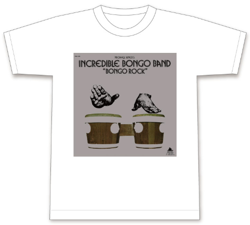 INCREDIBLE BONGO BAND / インクレディブル・ボンゴ・バンド / BONGO ROCK+2 (Tシャツ/WHITE/Mサイズ)