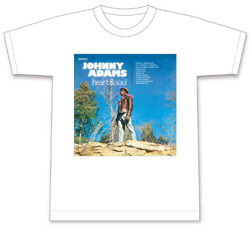JOHNNY ADAMS / ジョニー・アダムス / ハート&ソウル+12 (Tシャツ/WHITE/Mサイズ)