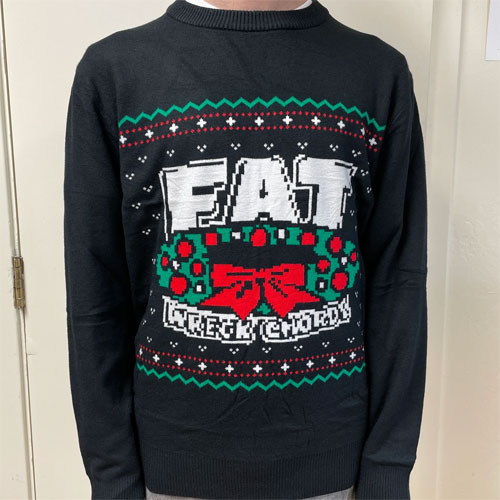 FAT WRECK CHORDS OFFICIAL GOODS / M/FAT UGLY XMAS SWEATER