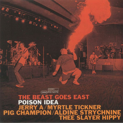 POISON IDEA / THE BEAST GOES EAST (LP WITH POSTER & BOOKLET) 
