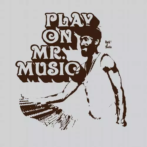 PLAY ON MR.MUSIC T-SHIRT GREEN L SIZE/LEE PERRY/リー・ペリー