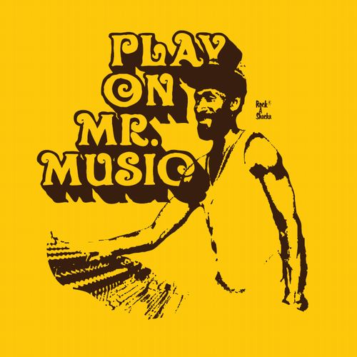 LEE PERRY / リー・ペリー / PLAY ON MR.MUSIC  T-SHIRT YELLOW M SIZE
