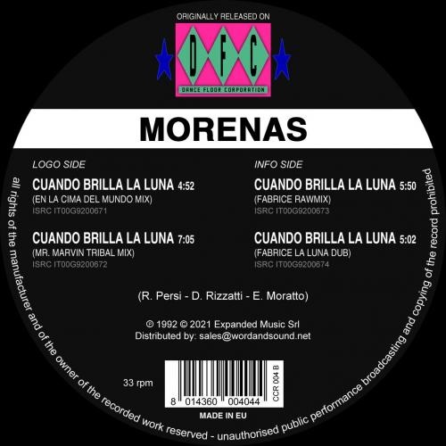 MORENAS (ITA HOUSE) / CUANDO BRILLA LA LUNA (180G/YELLOW VINYL)