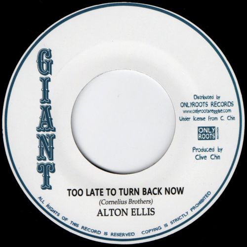 ALTON ELLIS / アルトン・エリス / TOO LATE TO TURN BACK NOW