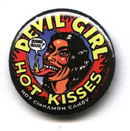 ROBERT CRUMB / ロバート・クラム / ROBERT CRUMB/BUTTON 212:DEVIL GIRL HOT KISSES CANDY PROMO
