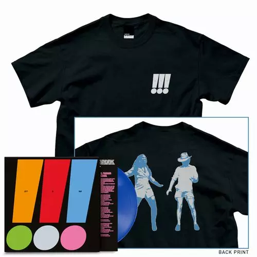 !!! (CHK CHK CHK) / チックチックチック / LET IT BE BLUE(S)LP+Tshirt / レット・イット・ビー・ブルーLP+Tシャツ(Sサイズ)