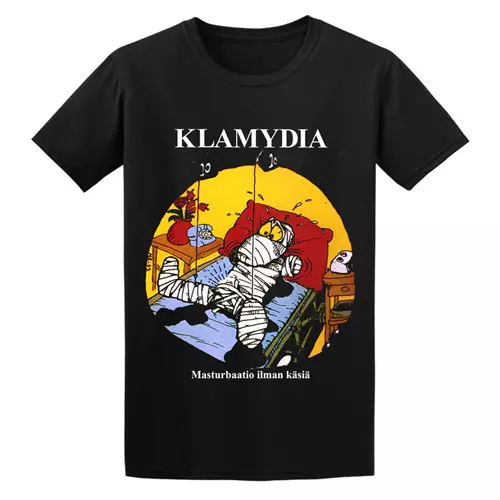 KLAMYDIA / クラミジア / XL/MASTURBAATIO ILMAN KASIA T-SHIRT