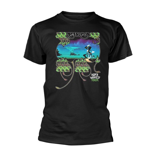 YES / イエス / YESSONGS T-SHIRT: BLACK/S SIZE