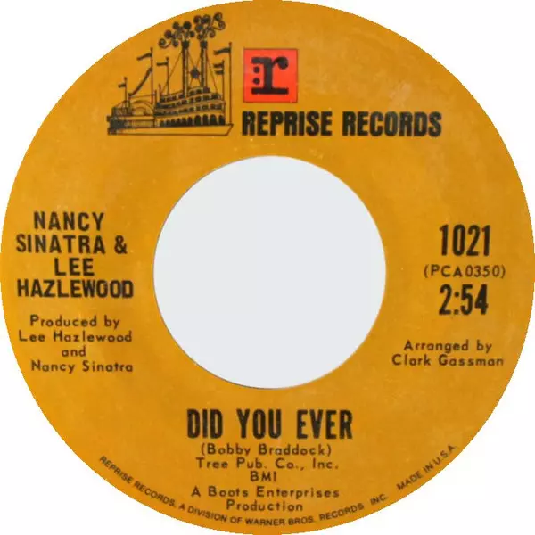 NANCY SINATRA & LEE HAZLEWOOD / DID YOU EVER