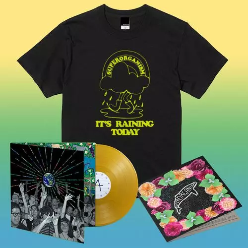 SUPERORGANISM / WORLD WIDE POP+ Tシャツ(M)(初回生産限定盤)