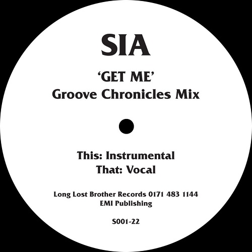 SIA / シーア / GET ME (GROOVE CHRONICLES REMIX)