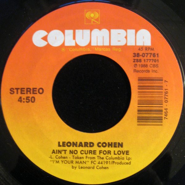 LEONARD COHEN / レナード・コーエン / AIN'T NO CURE FOR LOVE