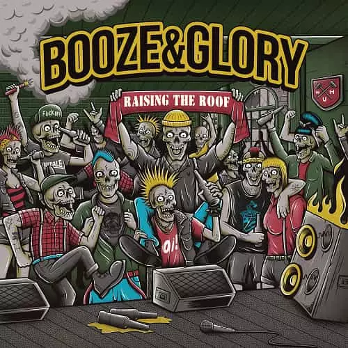 BOOZE & GLORY / RAISING THE ROOF (12"/COLOR VINYL)
