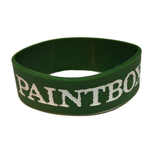 PAINTBOX / ペイントボックス / LOGO RUBBER WRISTBAND(olive)