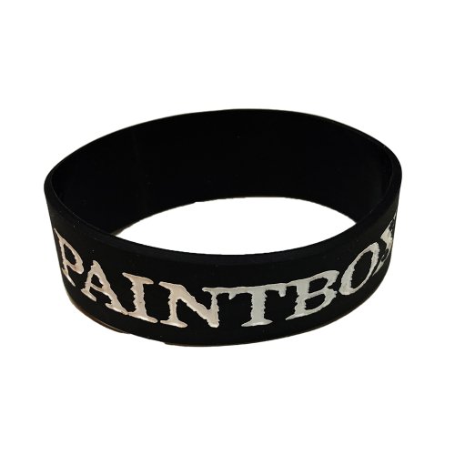 PAINTBOX / ペイントボックス / LOGO RUBBER WRISTBAND(black)