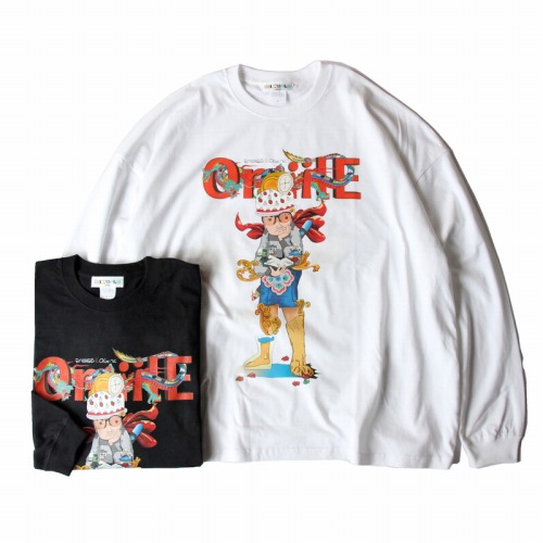 V.A. (OILWORKS CLOTHING) / OniiilE LONG T-SHIRTS (WHITE XL)