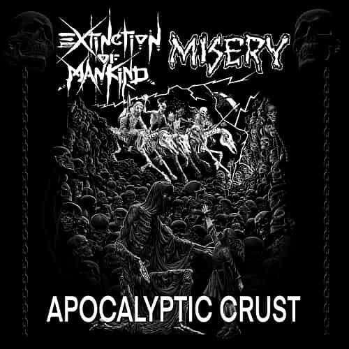 MISERY : EXTINCTION OF MANKIND / APOCALYPTIC CRUST (LP)