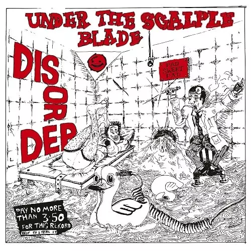DISORDER / ディスオーダー / UNDER THE SCALPEL BLADE (LP/BURGUNDY VINYL)