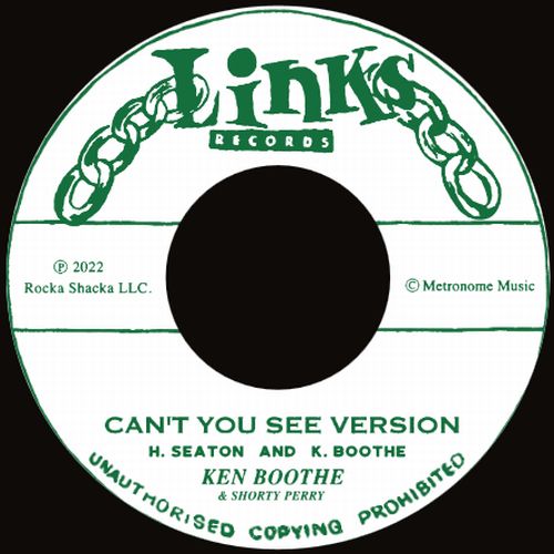 KEN BOOTHE & SHORTY PERRY / CAN'T YOU SEE VERSION