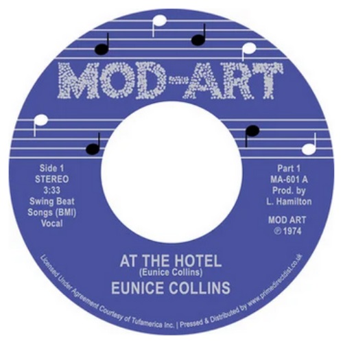 EUNICE COLLINS / AT THE HOTEL / AT THE HOTEL - INST (7")