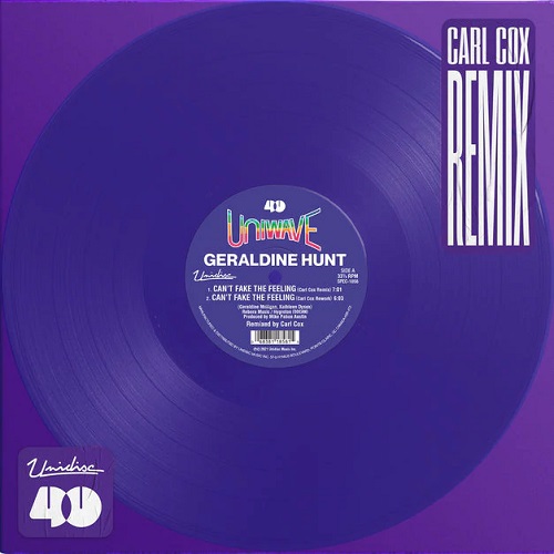 GERALDINE HUNT / ジェラルディーン・ハント / CAN'T FAKE THE FEELING (CARL COX REWORK) (LTD.NAVY BLUE 180G VINYL)