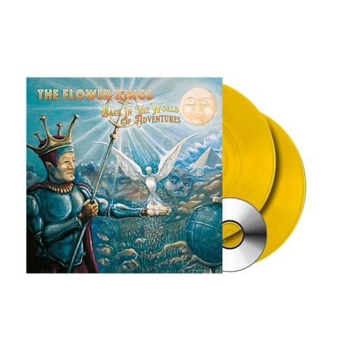 THE FLOWER KINGS / ザ・フラワー・キングス / BACK IN THE WORLD OF ADVENTURES: TRANSPARENT SUNYELLOW 2LP + CD LIMITED VINYL - 180g LIMITED VINYL/2021 REMASTER&REMIX