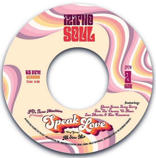 J.D'S TIME MACHINE / SPEAK LOVE / YOUNG HEARTS (7")
