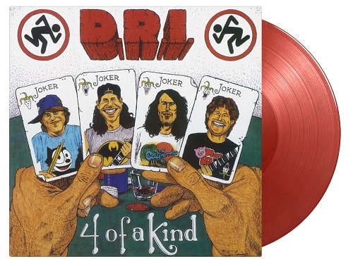 D.R.I. / ディーアールアイ / FOUR OF A KIND (LP/RED & BLACK MARBLED VINYL)