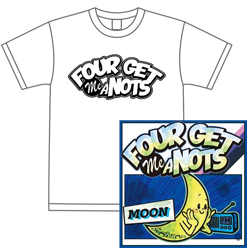 FOUR GET ME A NOTS / S/MOONTシャツ付きセット(白)