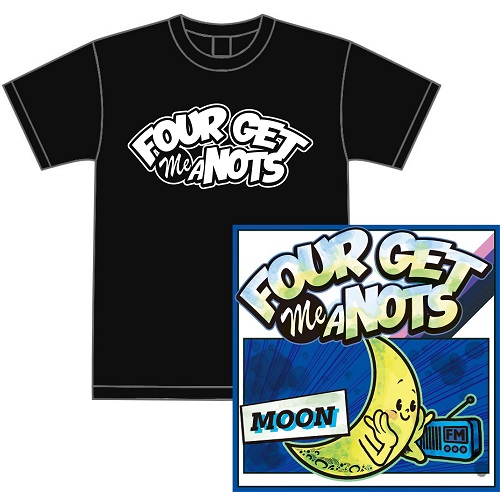 FOUR GET ME A NOTS / XL/MOONTシャツ付きセット(黒)