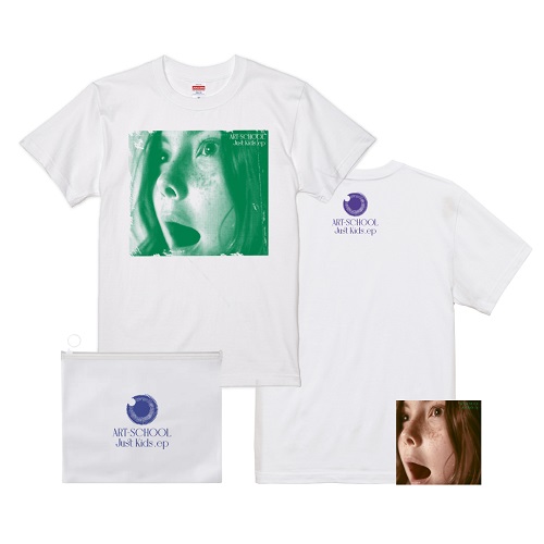 ART-SCHOOL / アートスクール / Just Kids .ep Tシャツ【XLサイズ】&クリアポーチ付き初回限定盤