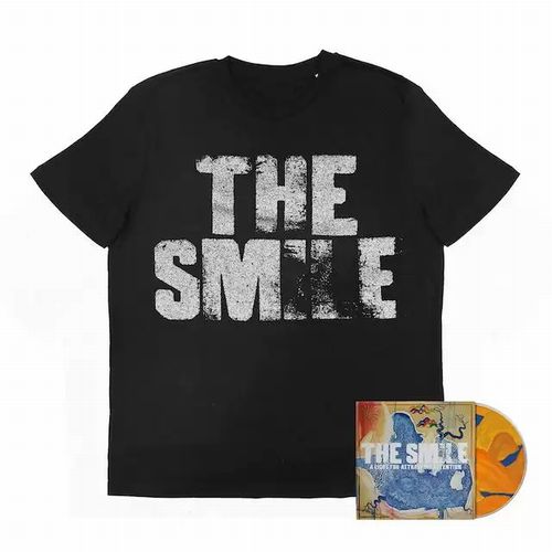 THE SMILE (THOM YORKE, JONNY GREENWOOD & TOM SKINNER) / ザ・スマイル (トム・ヨーク,ジョニー・グリーンウッド,トム・スキナー) / LIGHT FOR ATTRACTING ATTENTION S SIZE / ア・ライト・フォー・アトラクティング・アテンション S SIZE(CD+Tシャツセット)