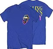 ROLLING STONES / ローリング・ストーンズ / ROLLINGSTONES_60 GRADIENT TEXT_UNI_BLUE_TS: S