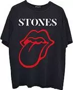 ROLLING STONES / ローリング・ストーンズ / ROLLINGSTONES_60 CLASSIC VINTAGE TONGUE_UNI_BL_TS: M