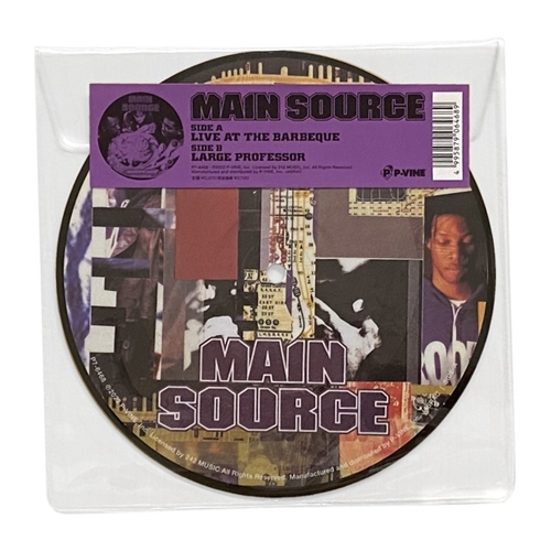MAIN SOURCE / LIVE AT THE BARBEQUE / LARGE PROFESSOR 7"(PICTURE VINYL)