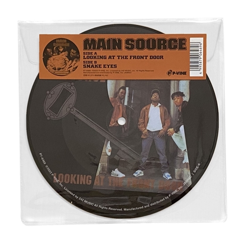 MAIN SOURCE / LOOKING AT THE FRONT DOOR / SNAKE EYES 7"(PICTURE VINYL)