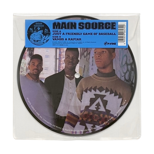 MAIN SOURCE / JUST A FRIENDLY GAME OF BASEBALL / VAMOS A RAPIAR 7"(PICTURE VINYL)