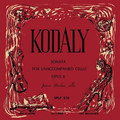 JANOS STARKER / ヤーノシュ・シュタルケル / KODALY: SONATA FOR UNACCOMPANIED CELLO (LP)