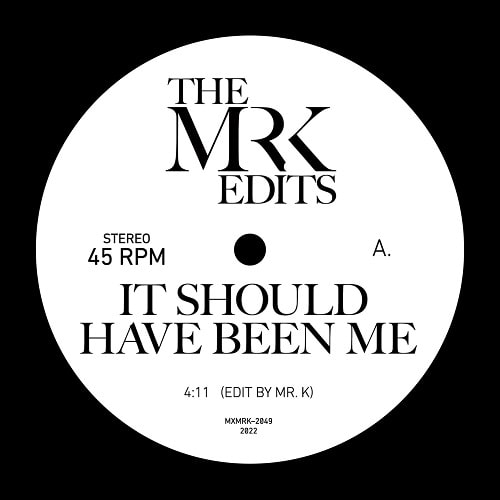 MR.K (DANNY KRIVIT) / ミスター・ケー / IT SHOULD HAVE BEEN ME/BRAND NEW LOVER