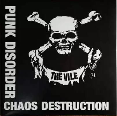 VILE (PUNK) / PUNK DISORDER CHAOS DESTRUCTION (LP)