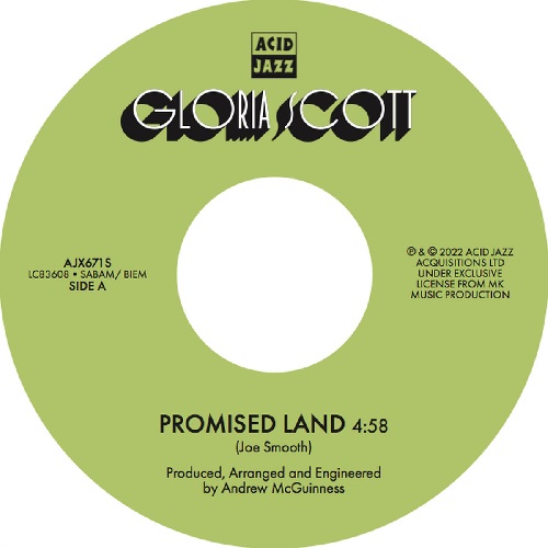 GLORIA SCOTT / グロリア・スコット / PROMISED LAND (7")