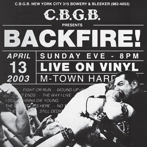 BACKFIRE! / LIVE AT CBGB'S (LP)