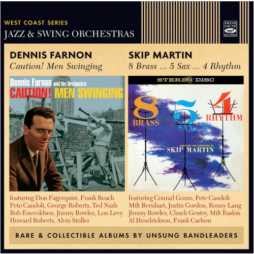 DENNIS FARNON / SKIP MARTIN / Caution! Men Swinging + 8 Brass... 5 Sax... 4 Rhythm