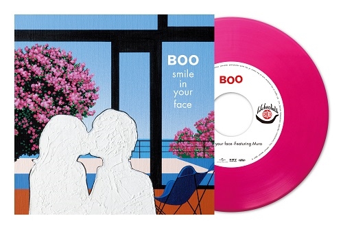 Boo"Smile In Your Face"の7インチがクリア・ピンク・レコードとなって再発決定!