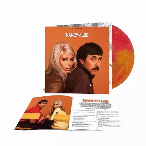 NANCY SINATRA & LEE HAZLEWOOD / NANCY & LEE (PSYCHEDELIC SANDS ORANGE/RED WAX) (LP)