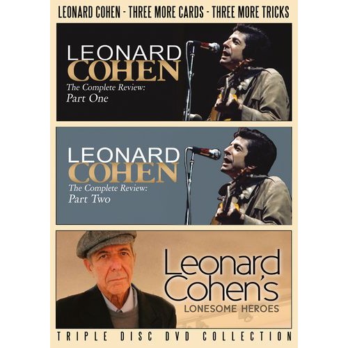 LEONARD COHEN / レナード・コーエン / THREE MORE CARDS, THREE MORE TRICKS (3DVD)
