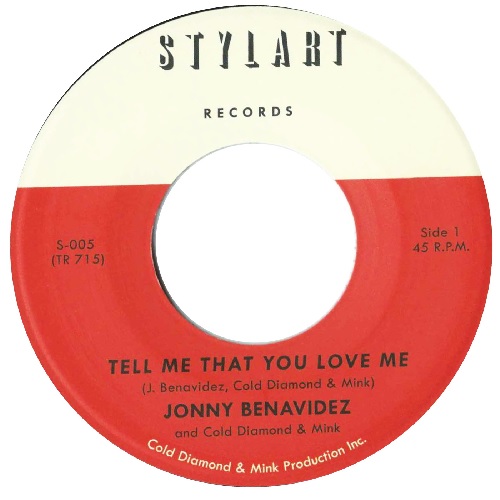 JONNY BENAVIDEZ/COLD DIAMOND&MILK / TELL ME THAT YOU LOVE ME(7")