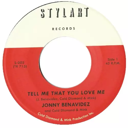 JONNY BENAVIDEZ AND COLD DIAMOND & MINK / TELL ME THAT YOU LOVE ME (7")