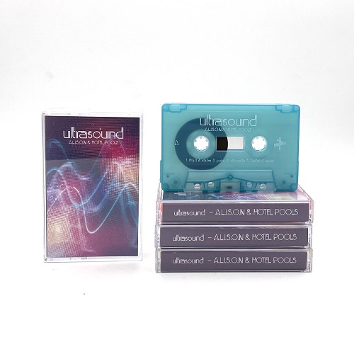 A.L.I.S.O.N & HOTEL POOLS / ULTRASOUND (CLEAR TURQUOISE CASSETTE TAPE)